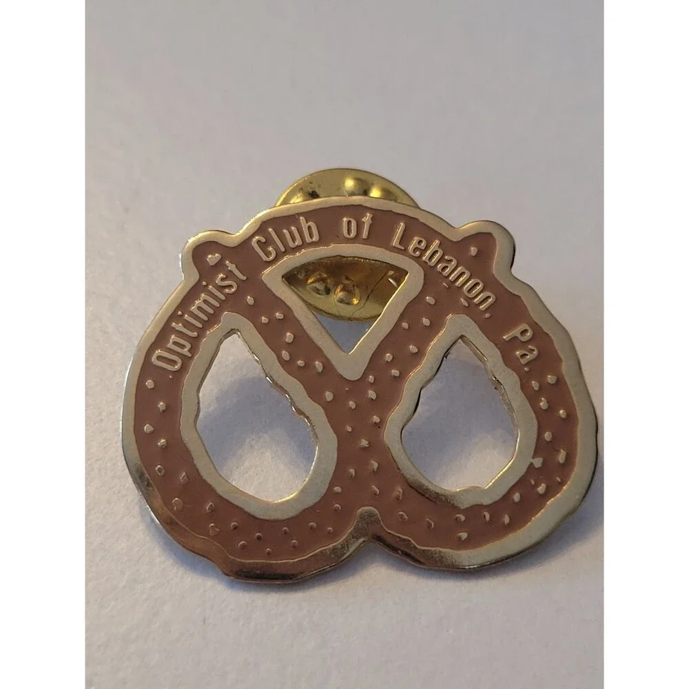 Optimist Club of Lebanon Pa Pretzel Enamel Pin